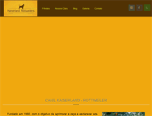 Tablet Screenshot of canilkaiserland.com.br